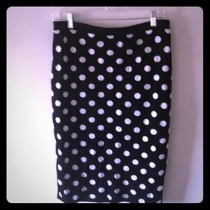 Polka-dot skirt